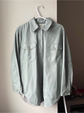 Wilfred Ghana Shirt Jacket Slate Grey Small